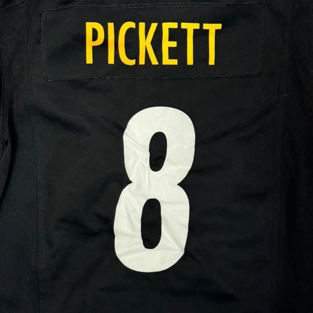 Nike Pittsburgh Steelers Kenny Pickett 8 NFL Football Jersey Youth M Black